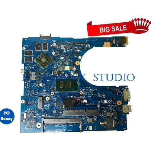 PCNANNY 0YV11C YV11C LA-D071P for Dell inspiron 15 15 5559 Laptop motherboard i7-6500U DDR3L tested