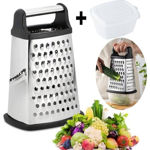 Multifunction Grater for Vegetables Carrot Graters Shredders Potato Cheese Cutter Household 2 or 4 Sided Blades Kitchen Tools