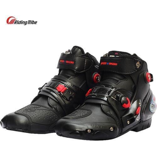 Motorcycle Boots Biker Waterproof Speed Motocross Racing Shoes Men/Women Protective Motorbike Riding botas moto Soft Non-slip