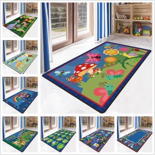 Cartoon Childrens Room 3D Carpet Kids Room Carpets Baby Bedroom living room rugs Home Decor Baby Christmas Gift non-slip Mat