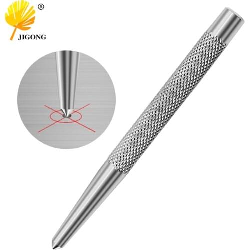 Non-slip center pin punch High carbon steel center punch for alloy steel metal wood drilling tools