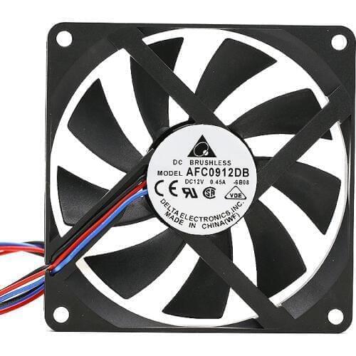 Original for delta AFC0912DB 9015 90x90x15mm slim 12V 0.45A 3Pin or 4pin PWM computer CPU cooler thin cooling fan