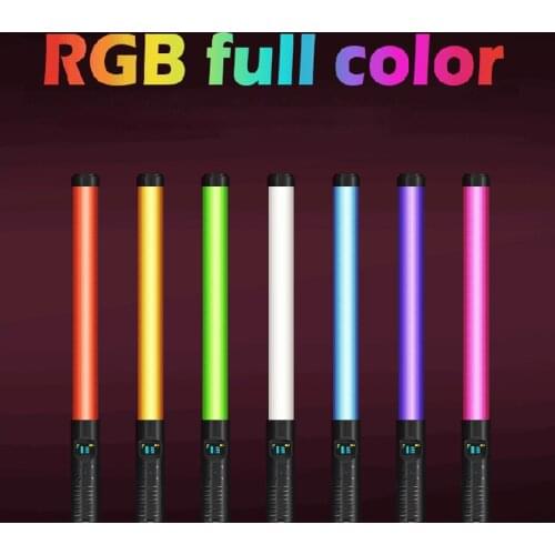 RGB Fill Lighting Stick LED Photography Fill Light Stick Full Color Handheld Adjustable Color Temperature Selfie Outdoor Light