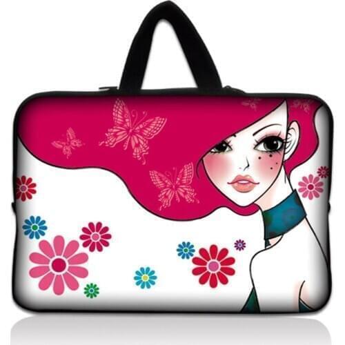 Pink Lady 10.1 11.6 13 13.3 14 15.4 15.6 17.4 17.3 Computer Laptop Notebook Tablet Shoulder Bag Bags Case for Men Women