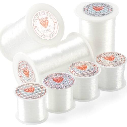 Plastic Crystal DIY Beading Stretch Cords Elastic Line Jewelry Making Supply Wire String jeweleri thread String Thread