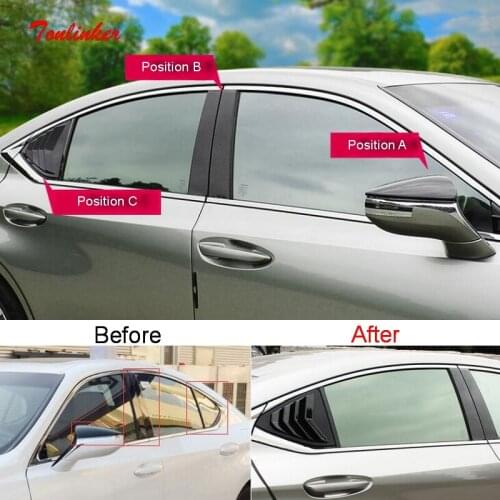 Tonlinker 1 PCS DIY Car styling Stainless steel Rear exalted brake light sequins decoration case Sticker for Ford KUGA 2013-17