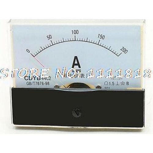 DC 0-200A 44C2 Screw On Type Current Panel Meter Gauge