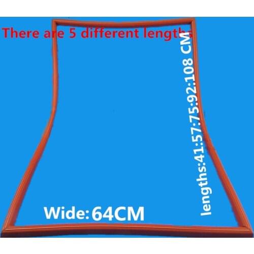 1pcs high temperature silicone seal oven door seal silicone rubber strips oven door seal oven parts