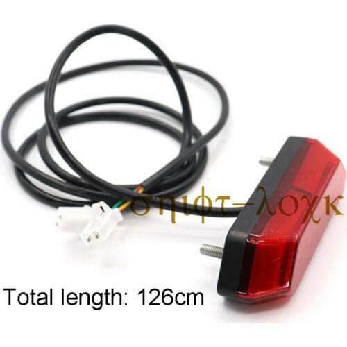 Electric Bicycle Tail Light LED Brake Light Electric Bicycle Turn Signal 48V for Citycoco Accessories