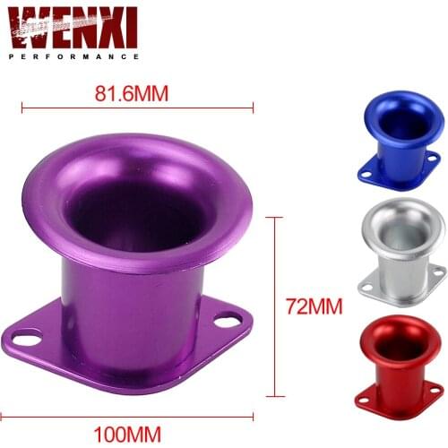 Aluminum Turbo Flange Turbo Inlets BOV Botton Inlet Blow Off Valve Adapter PQY5754