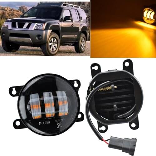 2pcs Car Fog Lamp Assembly LED High Quality Fog Light For Nissan Xterra 2005 2006 2007 2008 2009 2010 2011- 2015