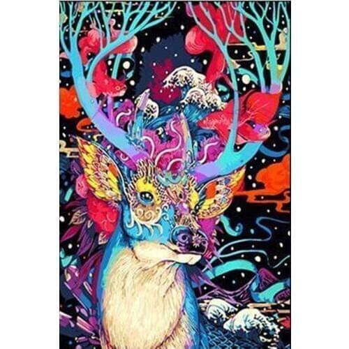 Art elk The wooden puzzle 1000 pieces ersion wood jigsaw puzzle white card adult childrens educational toys