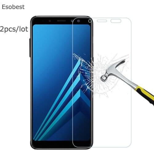 Esobest 2.5D glass For Samsung Galaxy J3 J4 J5 J6 J8 2018 Tempered glass screen protector for samsung A6 plus 2018 screen film
