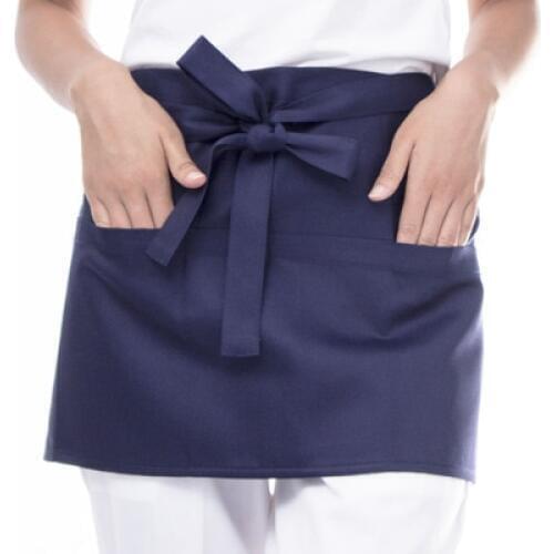 2018 new high quality Short paragraph Chef aprons hotel restaurant kitchen work apron Restaurant bar waiter apron Dirt wear