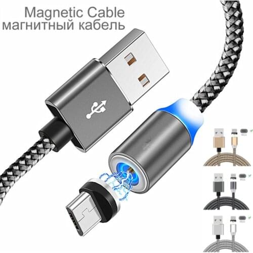 Magnetic USB Cable For HUAWEI P Smart 2019 Magnet Charging Micro For honor 8x 7c 7x 7a 6a 5x p6 p7 p8 p9 p10 lite mate 7 8 S Y6