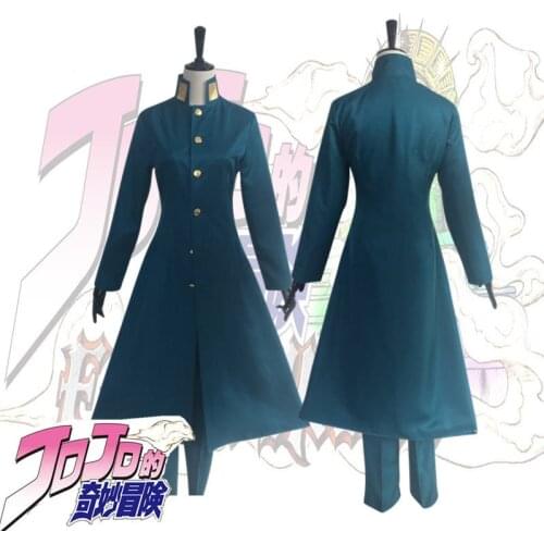 JoJo JoJos Bizarre Adventure Cosplay Kakyoin Noriaki Cosplay Costume Outfits Suits Uniforms Coat Pants