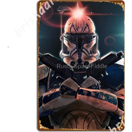 The King - Captain Freakin Rex Metal Signs Designing Cave pub Wall Plaque Wall Mural Tin sign Posters