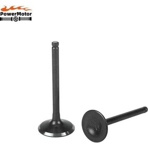 A Pair 52.4mm Bore Motorcycle Intake Valves Pair For lifan 125cc Horizontal Engines Dirt Pit Bike Monkey Bike Atv Quad Go kart