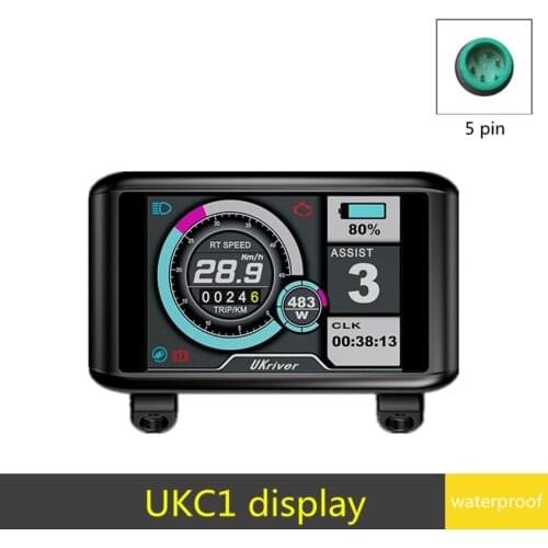 Colorful Screen CE/EN15194/ROHS Certificated 3.5inch TFT UKC1 Electric Bicycle Display