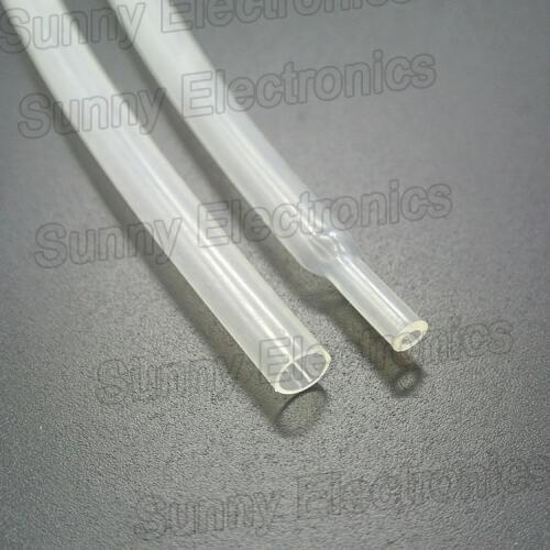 16.4Ft Transparent clear 6.4mm 1/4" Dual Wall Adhesive Heat Shrink Tubing 3:1 Tube Sleeve Sleeving Wrap