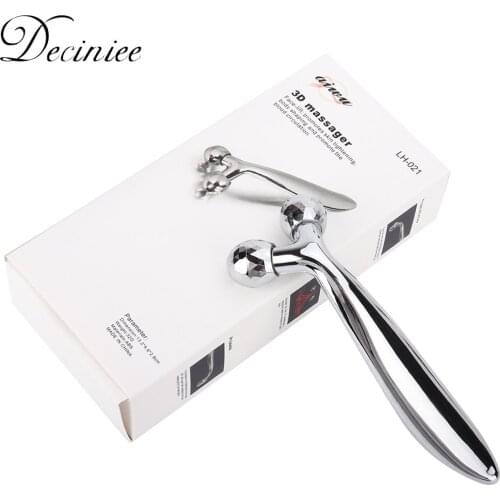 Facial Roller Massager 3D Roller Face Massager Reduce Puffiness Face Lift Anti-Aging Skin Tightening Massage for Face Neck Body