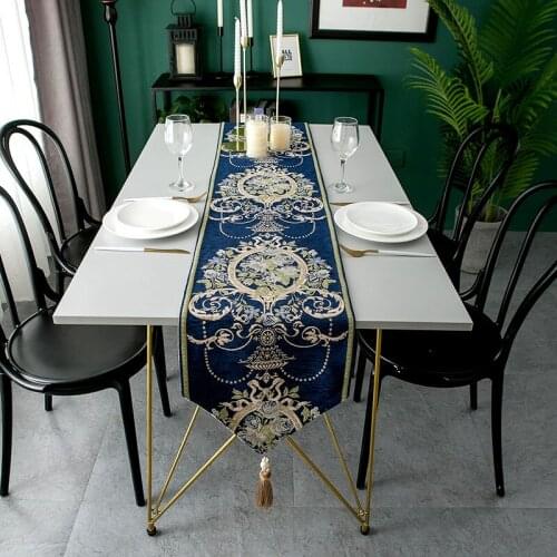 Table Runner Modern Minimalist Jacquard Table Cloth Tablecloth Dinner Table Luxury Home Decor Coffee Hotel Table Bed Runners