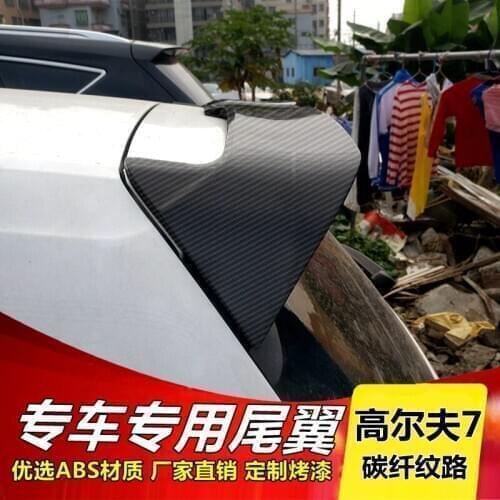 High-quality ABS paint car fixed tail, high quality stable car rear spoiler For Volkswagen Golf 7 mk7 GTI 2013-2019,Car-Styling