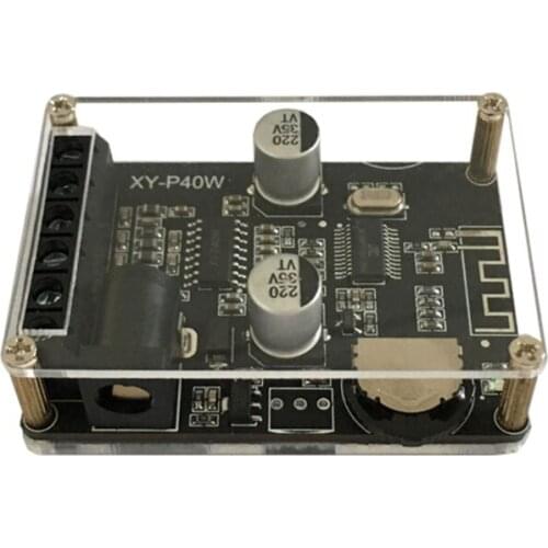 XY-P40W 30W/40W Stereo Bluetooth Power Amplifier Board 12V/24V Amplifier Module