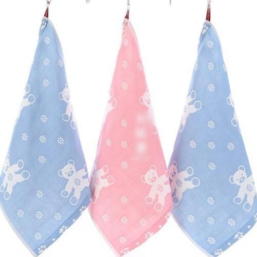 Y69 Free shipping multilayer gauze cotton saliva towel new baby baby wash a face towel wipes no fluorescent agent