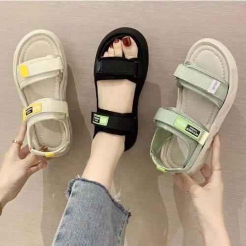 Ladies Outdoor Beach Slippers 2021 New Women Spring/Summer New Soft-Slip Non-Slip Sandals Foam Sole Durable Sandals
