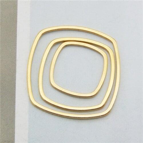 Women Vintage Zinc Alloy Gold Trendy Irregular Hollow Pendant Bracelet Connector Charms DIY Jewelry Making Accessories12pcs/lot