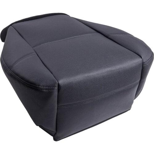 2007-2014 for Cadillac Escalade Driver Bottom Leather Seat cover Ebony Black #194