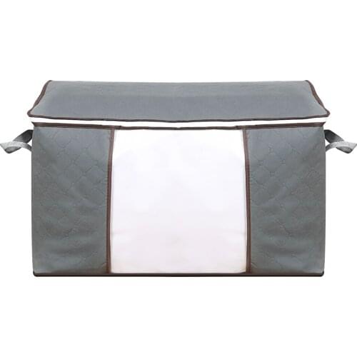 60x30x40 Big Capacity Durable Dustproof Folding Quilt Blanket Home Dustproof Bags Closet Organizer Quilt Storage Bags