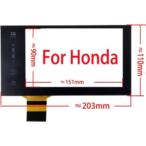 7 inch Car Navigation Radio Touch Screen LA070WV6 Glass Sensor Digitizer For Honda Accord Spirior CRIDER 203*110mm 60Pin