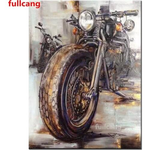 5D diy Diamond embroidery Retro Motorcycle painting Full drill craft cross stitch Home decors Diamond Painting Car Gift,JX2121