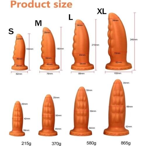 New Huge Anal Plug Sex products Big Butt Plugs Anus Dilator G spot Stimulator Erotic toy Adult Masturbator Sex Toy for Men Women