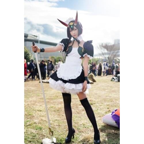 Anime clothing Fate/Grand Order Berserker Shuten-douji maid outfit FGO apron dress A
