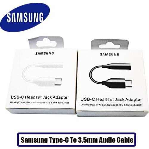 Samsung USB Type C Male To 3.5mm Earphone AUX Audio Cable USB C to 3.5 Adapter Converter For Galaxy A60 A6S A80 Note 10 Pro