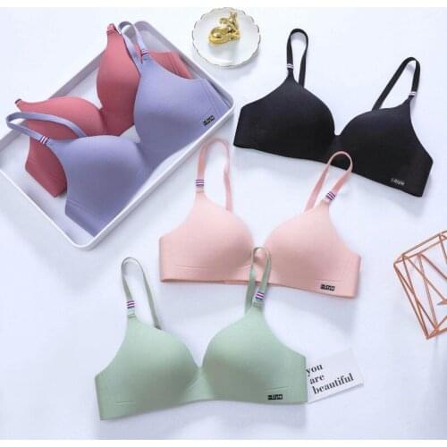 Seamless Bras for Women Push Up Lingerie Wire Free Brassiere Comfortable Underwear Sexy Three Quarters(3/4Cup) Intimate Bralette