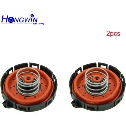 2 Pcs Crankcase Pressure Vent Regulating PVC Valve N62 For BMW E53 E60 E63 E65 545i 550i 650i 745Li 11127547058 11127537733