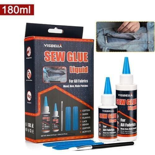 Jean Repair Glue Cloth DIY Clothing Quick Repair Sew Glue Can Wash Cloth Bonding Glue Clothing Logo Paste Strong Adhesive