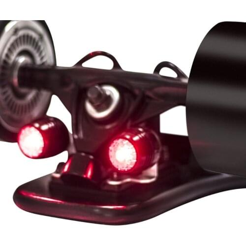 Koowheel 4Pcs Skateboard LED Lights Night Warning Safety Lights for 4 Wheels Skateboard Longboard