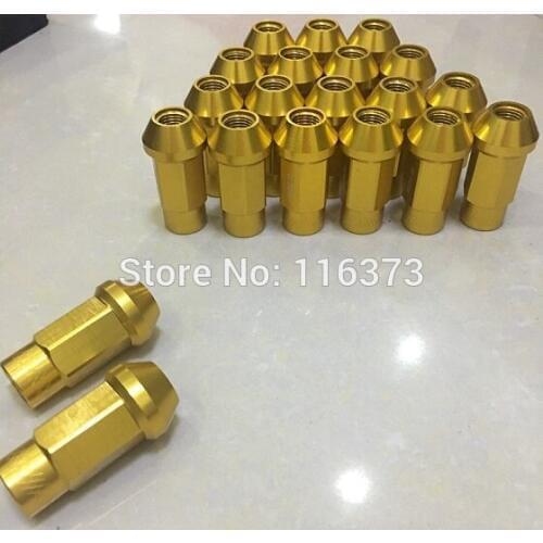 Blox Forged 7075 Aluminum Lug Nuts For 1982-1988 Cadillac Cimarron M12x1.5 extended length open end lug nuts lightweight 50mm