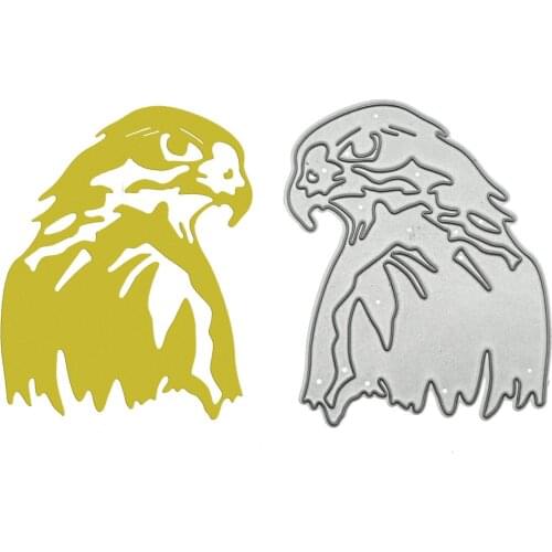 Scrapbooking Material Eagle Hawk Pattern Cutting Dies Handcraft Decorating Paper Craft Punch Stencils