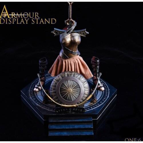 New 1/6 Wonder girls Figure Warrior Scene Accessories Fighter Battle Armor/Training Armor With Armour Display Stand Mode