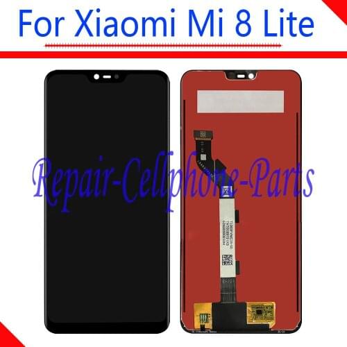 Black 6.26 inch New Full LCD DIsplay + Touch Screen Digitizer Assembly Replacement For Xiaomi Mi 8 Lite / Mi 8 Youth / Mi 8X