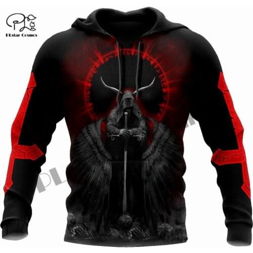 PLstar Cosmos 3Dprint Newfashion Satan Cross Art Harajuku Unique Streetwear Funny Awsome Casual Hoodie/Sweatshirt/Zip Style-3