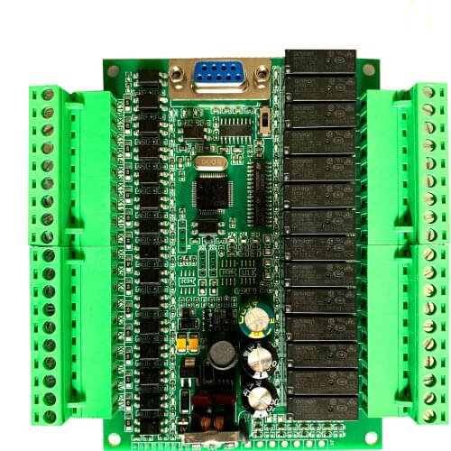 Plc programmable logic controller single board plc FX2N 30MR online moniter plc,STM32 MCU 16 input 14 output