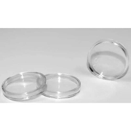 140pcs 46mm Coin Storage Case Capsules Holder Transparent Clear Coin Display Box