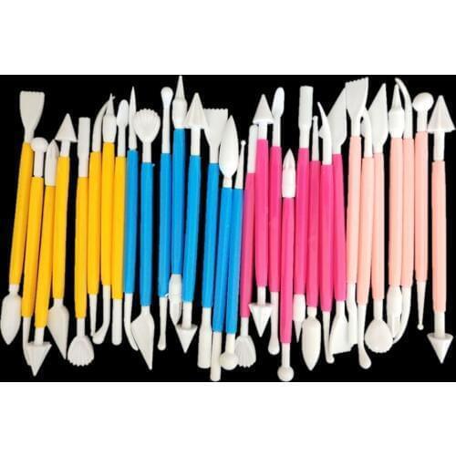 Transhome Cake Decorating Tools Fondant Cake Pastry Carving Cutter 8Pcs Styling Knife Engraving Tools Fondant Baking Accessories